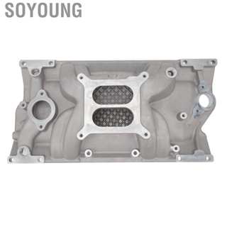 Soyoung Intake Manifold Vortec Dual Plane Efficient Performance DM 3202H Strong Strength for SBC 350 383 1997 and Up