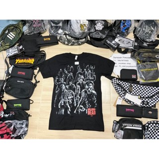 【แขนสั้นยอดนิยม】 เสื้อยืดพิมพ์ลายแฟชั่นเสื้อ The Walking Dead ลายผีเดิน ของแท้มือ1 พร้อมส่ง