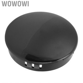 Wowowi Steering Wheel Center Cap  Wear Resistant 2.75 Inch Black PC Marine Hardware for Yacht