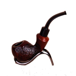 Daily excellent# Yunnan tobacco pipe imported pipe nanmu curved pipe dual-use pipe old-fashioned pipe novice solid wood pipe 9.11Li