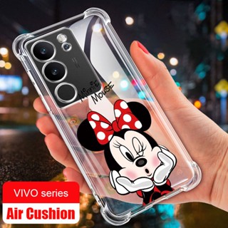 เคสซิลิโคนใส ลายการ์ตูนมิกกี้เมาส์ กันกระแทก สําหรับ VIVO V29 5G V29E V29 Pro