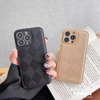 เคสโทรศัพท์มือถือหนัง TPU นิ่ม ปิดด้านหลัง กันกระแทกกล้อง ลายสี่เหลี่ยมขนมเปียกปูน หรูหรา สไตล์นักธุรกิจ สําหรับ Huawei Nova 10 9 8 Pro Nova7SE