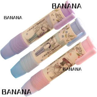 Banana1 ยางลบดินสอมาตรฐาน สีม่วง สีฟ้า สําหรับสํานักงาน 3 ชิ้น