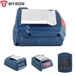 Myron อะแดปเตอร์ชาร์จแบตเตอรี่ Li-ion สําหรับ Bosch 14.4V 18V