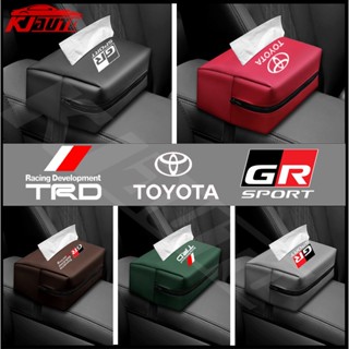 กล่องทิชชู่ ที่เท้าแขน ด้านหลัง สําหรับรถยนต์ Toyota GR Sport TRD Gazoo