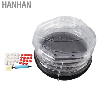 Hanhan Mushroom Fruiting Chamber Erosion Resistant Transparent PVC Drainage Outlet Monotub Kit Inflatable with Pump for Home