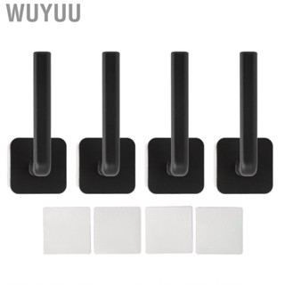 Wuyuu 4 Pcs Adhesive Hat Hooks Hangers Display Rack For Wall Closet Baseba Hbh