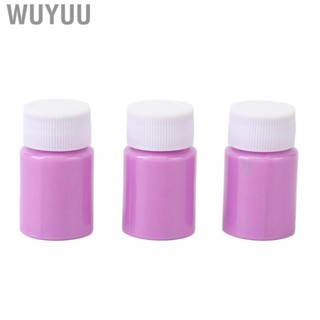 Wuyuu Glowing Dark Body Painting  Fadeproof 3pcs Purple Fluorescent for Halloween