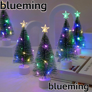 Blueming2 ต้นคริสต์มาสประดิษฐ์ มีไฟ LED ขนาดเล็ก หลากสี สําหรับตกแต่งต้นคริสต์มาส 2 ชิ้น