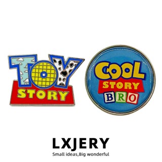 Lxje TOY Story เข็มกลัด การ์ตูน โลหะ ป้าย สร้างสรรค์ กระเป๋านักเรียน ตกแต่งปกเสื้อ พิน Haobing บูติก