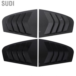 Sudi 1Pair Side Window Louver Cover Protective Lightweight Wear Resistant Triangular Shutters Trim Fit For 3 Series F30