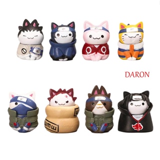 Daron ฟิกเกอร์นารูโตะ Uzumaki Naruto Haruno Sakura Hyuga Hinata ของเล่น สําหรับตกแต่ง 8 ชิ้น ต่อชุด