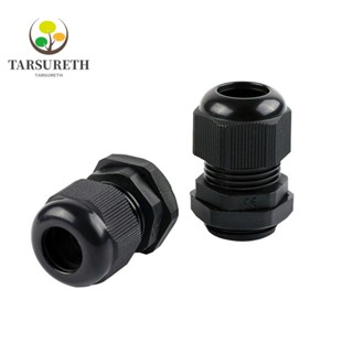 Tarsureth ที่จับสายไฟไนล่อน พลาสติก สีดํา 1/2 นิ้ว 10 ชิ้น สําหรับบ้าน สวน กลางแจ้ง