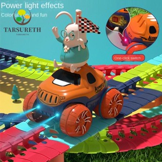 Tarsureth รถรางของเล่น มีไฟ LED สําหรับเด็ก