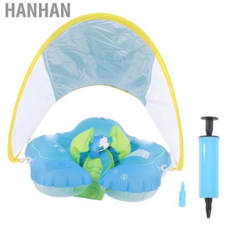 Hanhan Baby Swimming Pool Float  Skin Friendly with Canopy for