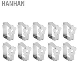 Hanhan Tablecloth Clips  10pcs Stainless Steel Table Cloth Holder Thickened for Outdoor