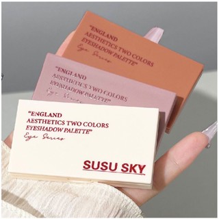 [พร้อมส่ง] Taro Puree พาเลทอายแชโดว์ เนื้อแมตต์ สีเทา สีชมพู สองสี ราคาถูก สําหรับนักเรียน 2023