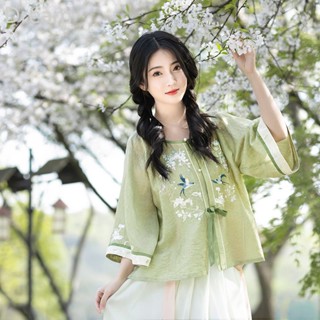 Chinese-style improved Chinese clothing Chinese elements lace-up Chinese style dress