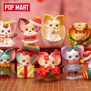 [พร้อมส่ง] ของแท้ ตุ๊กตาฟิกเกอร์ POPMART POPMART YOKI Christmas Series Mystery Box DM4N