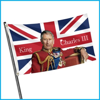 ธงชาติอังกฤษ Charles Ascend United Kingdom สําหรับตกแต่งบ้าน