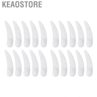 Keaostore 20PCS Mini Curved Cosmetic Scoop Reusable Facial  Makeup Beauty S Hbh