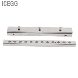 Icegg Aluminum Lipstick Mold  12 Holes Are Available Easy To Demould for DIY Make More Lipsticks Women Home