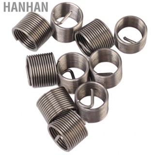 Hanhan M6x1.0 Thread  Kit Carbon Steel Drill Screw Tap Helical Coil Rethreading