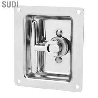 Sudi Foladable T Handle Latch  Simple Installation Stainless Steel Toolbox for Mobile Machinery Shops Campers