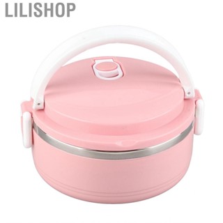 Lilishop Container Thermal Lunch Box Stainless Steel Bento For