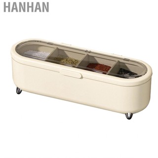 Hanhan Seasoning Storage Container  Box Plastic  Skid for Home