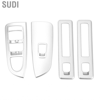 Sudi 4Pcs Door Window Switch Bezel Matte Plated Protective Control Panel Trim Vito W447 LHD