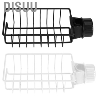 Disuu Kitchen Sink Faucet Sponge Soap Storage Rack Organizer Shelf Cloth Drain Holder For 2-3cm Diameter