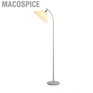 Macospice Floor Standing Lamp  E27 Screw Interface High Stability Iron Art Eye Protection Bedroom for Office