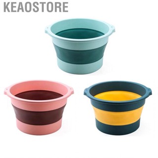 Keaostore Lightweight Foldable Foot Basin  Relief Collapsible Large Water  Bath