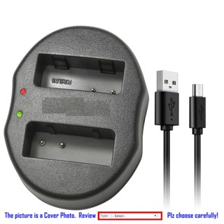 CHARGER DUAL PANASONIC BLE9 for Panasonic DMW-BLE9 DMW-BLE9E DMW-BLE9PP