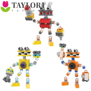 Taylor1 บล็อกตัวต่อหุ่นยนต์ My Singing Wubbox Robot My Singing Chorus Wubbox DIY ของเล่นสําหรับเด็กวัยหัดเดิน