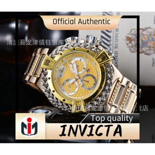 Invicta INVICTA นาฬิกาข้อมือควอตซ์แฟชั่น สายโซ่ สําหรับบุรุษ