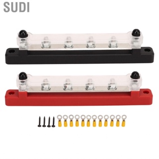 Sudi Power Terminal Block  Bus Bar Black Red Heat Resistant Reasonable Storage High Current for Marine Boat System