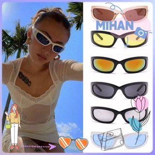 ☼MIHAN☼ Outdoor Moon Sunglasses Cycling Rectangular Sunglasses for Women &amp; Men Punk Sun Glasses UV400 Vintage Hip Hop Sports Sunglasses