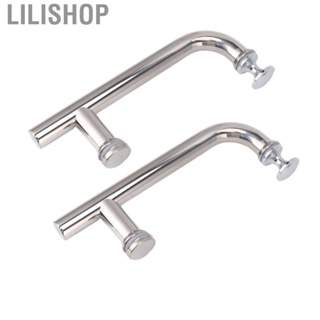 Lilishop Sliding Door Handles Barn Pulls Thicken Curved F Type Heavy Duty Stainless Steel