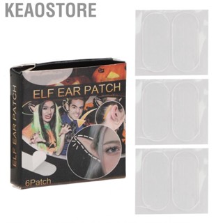 Keaostore Cosmetic Ear  6Pcs Lasting  Transparent