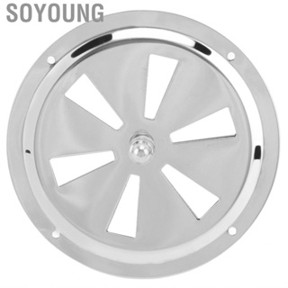 Soyoung Round Louvre Air Vent  Easy To Clean Widely Used Rainproof Installation Boat Butterfly for Yachts