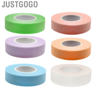 Justgogo Eyelash Extension Tape  Breathable Lash Fabric Skin Friendly  for Women Indoor Beauty Salon