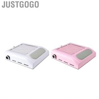 Justgogo Nail Dust Collector Vacuum 80W High Power Strong Suction Adjustable Speed Machine