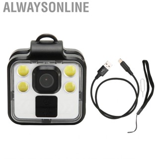 Alwaysonline Body   Portable Wearable Shooting FHD Long Endurance with Adjustable  for Adult Car Worker Office Sports