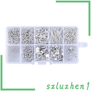 [Szluzhen1] ชุดเครื่องมือซ่อมแซมเครื่องประดับ ต่างหู ลูกปัด DIY 900 ชิ้น