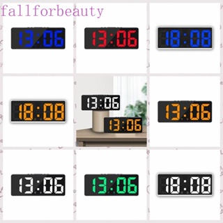 Fallforbeauty นาฬิกาปลุกอิเล็กทรอนิกส์ LED ปรับอุณหภูมิได้ ห้าเกียร์