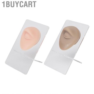 1buycart 2 Set Silicone Eye Eyebrow Model 3D Simulated With Stand For Pierc Hbh