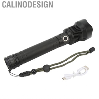 Calinodesign Super Bright Flashlight 3 Modes Zoomable IPX7  Handheld For Camping Hiking BD