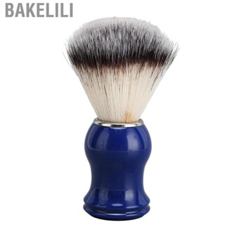 Bakelili 2 Colors Handcrafted Shaving Brush Blue Handle Silver Men JFF